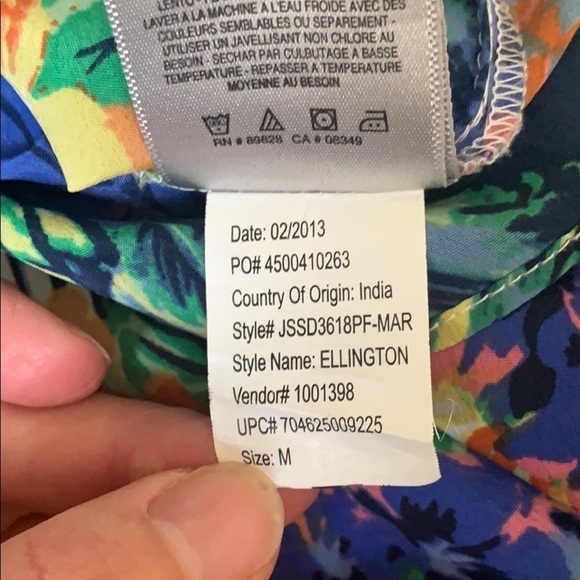 Jessica Simpson Women Ellington Floral Print Dress Size M - Picture 9 of 13